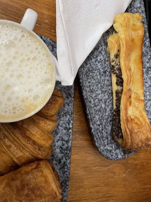 Coffee and Viennoiserie  at VG Pâtisserie in Paris