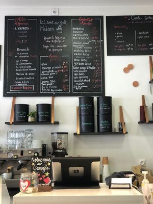 cardápio   at VG Pâtisserie in Paris