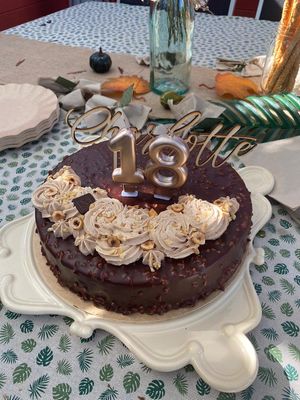 Birthday cake  at VG Pâtisserie in Paris