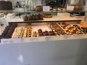 So many delicious options! And all vegan!!!  at VG Pâtisserie in Paris