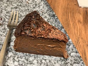 Chocolate Flan at VG Pâtisserie in Paris