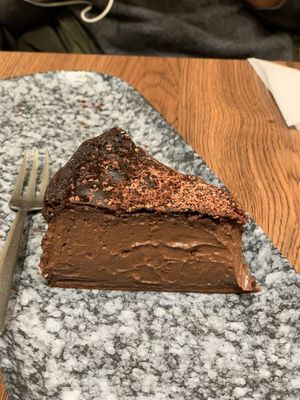 Chocolate Flan at VG Pâtisserie in Paris