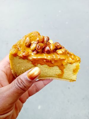 Flan pistache at VG Pâtisserie in Paris