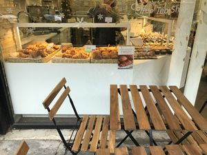 Outside at VG Pâtisserie in Paris