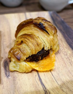 Savory croissant at VG Pâtisserie in Paris