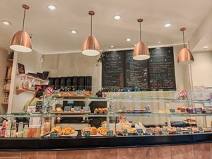 Inside at VG Pâtisserie in Paris