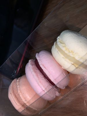 Vegan macaroons  at VG Pâtisserie in Paris