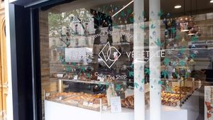 facade at VG Pâtisserie in Paris