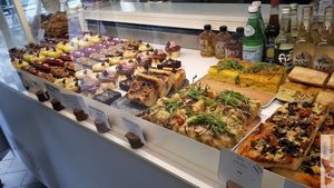 Pastry and sandwichs at VG Pâtisserie in Paris