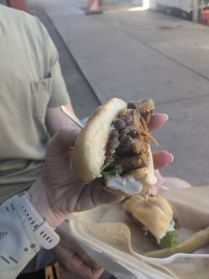 Brisket sandwich at WongWayVeg - Food Truck in Denver