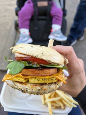 Breakfast Sandwich at WongWayVeg - Food Truck in Denver