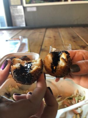 The donuts were amazing! at WongWayVeg - Food Truck in Denver