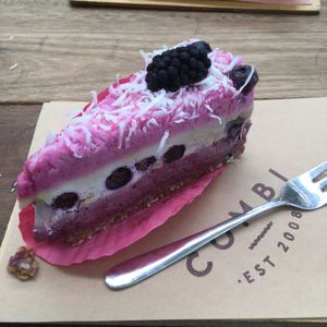 Açaí cheesecake  at Combi in Byron Bay