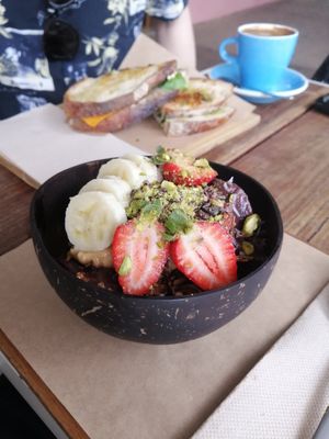 Breakfast at Combi. at Combi in Byron Bay