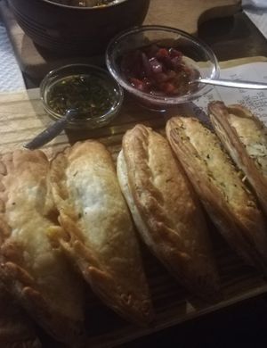 Various empanada at Che Boludo Empanadas in Montpellier