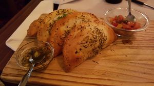 Vegan empanadas at Che Boludo Empanadas in Montpellier