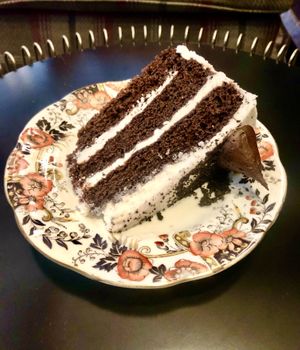 Oreo cake  at Chapter One in Manchester