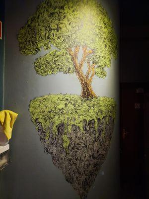 wall decoration at Musgo in Aveiro