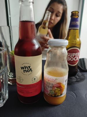 Organic juices at Musgo in Aveiro