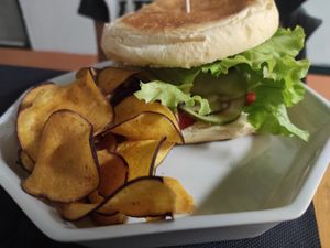 Funky burger at Musgo in Aveiro