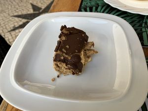 The star!!! Cookie.. chocolat.. peanut butter 🤤  at Musgo in Aveiro