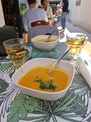 Daily soup at Musgo in Aveiro