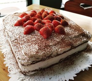 Chocolat ginger cake at Musgo in Aveiro