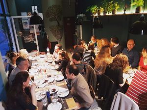 Happy people  at Musgo in Aveiro