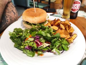 Funky burger at Musgo in Aveiro