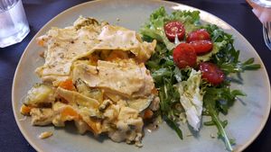 Lasagna at Musgo in Aveiro