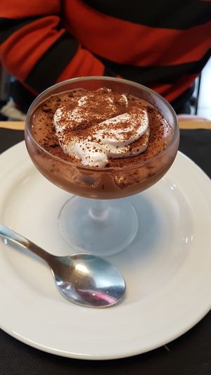 Chocolate mousse at Musgo in Aveiro