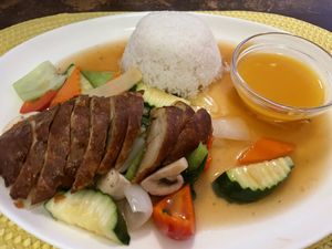 Vegan duck   at Peace Food in Essen