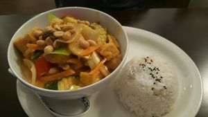 curry at Peace Food in Essen