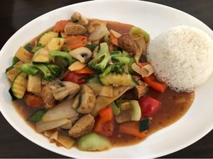 25. Xao Toi Ot - Nice portion and very delicious at Peace Food in Essen