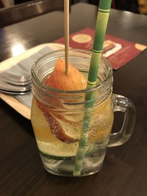 Detoxwater at Peace Food in Essen