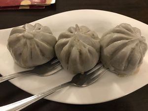 Tarokartoffel dessert at Peace Food in Essen