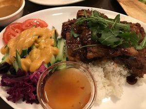 Sojasteak at Peace Food in Essen