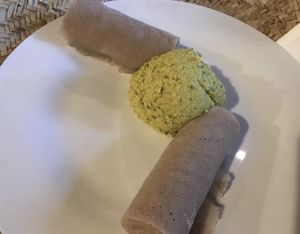 Herbed hummus   at Ras Kassa's in Lafayette