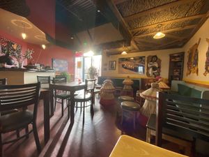 Cozy atmosphere at Ras Kassa's in Lafayette