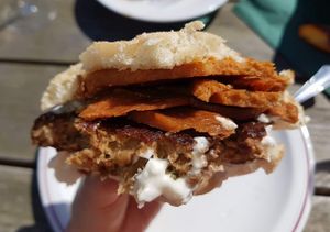 Burgers at The Monument in Canterbury