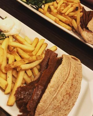 Seitan Donna kebab  at The Monument in Canterbury