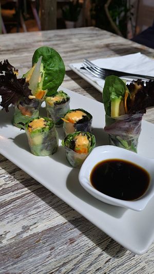 Rollitos vietnamitas at Codigos del Arte in Denia