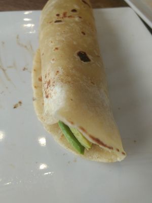 cornbread after my wrapping attempt at Codigos del Arte in Denia