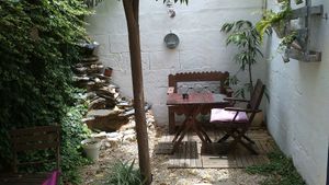 Garden at Codigos del Arte in Denia