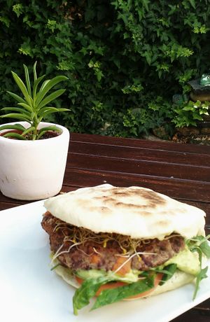 Vegan Kebab at Codigos del Arte in Denia