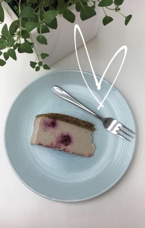 Vegan Cheese cake  at Wholegrain Organics in Palmerston North