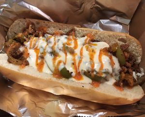 cheesesteak at The Grub Factory in Baltimore