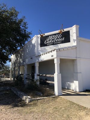 Entrance   at Skull & Cakebones in Dripping Springs