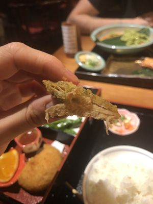 Vege nugget at Yosiya in Kyoto
