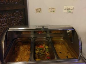 Buffet-Selection of main courses at Namaste  in Krefeld
